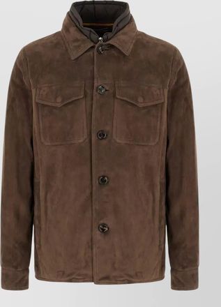 Moorer down shirt jacket