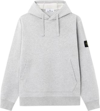 Stone Island 6100062 Hoodie - Heren - Hoodies - Grijs - L - Katoen - Hoodies & sweatvesten