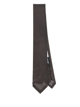 Dsquared2 silk tie - men - Silk - One Size - Neutrals