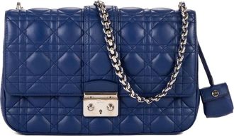 Dior Borsa a spalla trapuntata - Blu