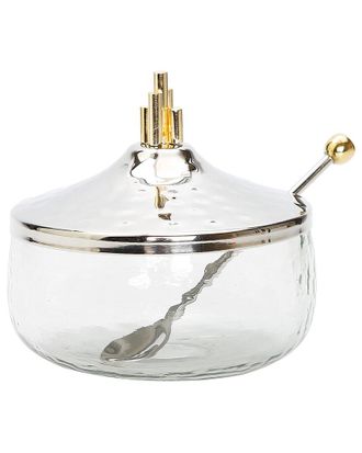 Alice Pazkus Honey Dish With Stainless Steel Lid & Symmetric Design