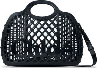 Chloé Borsa tote Cage con logo - Nero