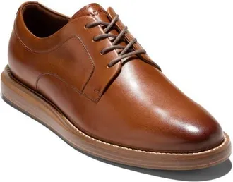 Cole Haan Grand Neoclassic Plain Toe Derby in British Tan/italian Natural at Nordstrom, Size 10.5