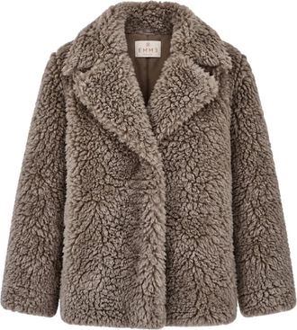 Marella Emmcrea Jas - Dames - Jassen - Bruin - M - Leer - Jassen