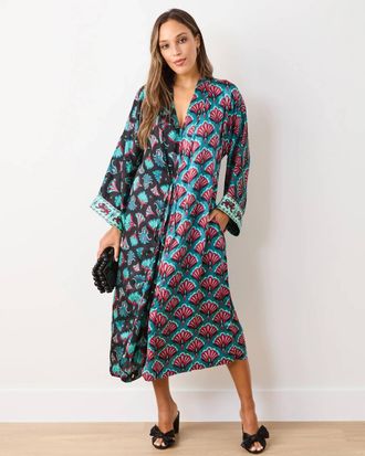 Printfresh Cocktail Hour Dress In Blue