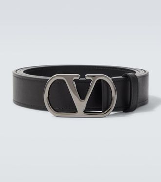 Valentino Garavani VLogo leather belt