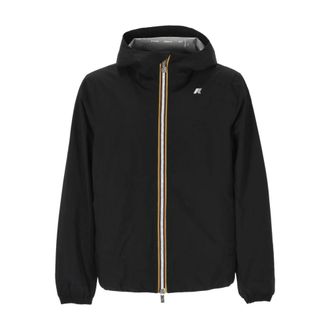 K-Way K-Way, Light Jackets, male, Black, Size: 3XL Jack Stretch Dot Jacket