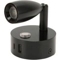 OEM L&aacute;mpara De Lectura Para Autocaravana, Led De 12 V, 3 Colores Regulables, L&aacute;mpara De Lectura De Mesilla De Noche Para Autocaravana Con Puerto Usb Tipo 
