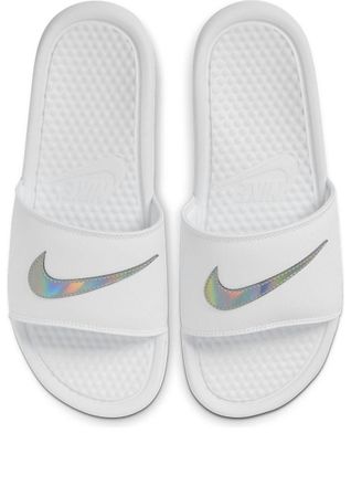 Nike (WMNS) Nike Benassi JDI Slide White Iridescent DA2544-100