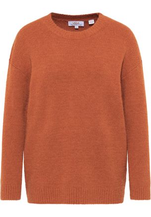 Usha trui met ronde hals Dames roestrood