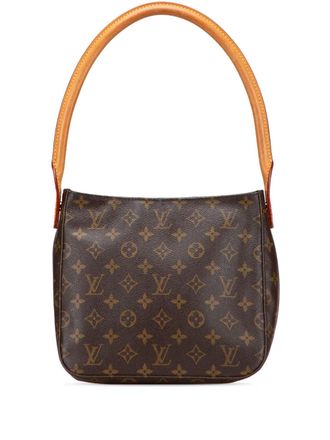 Louis Vuitton 2001 Monogram Looping MM shoulder bag - women - Fabric/Leather - One Size - Brown