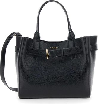 Tom Ford Tassen, Dames, Zwart, ONE Size, Leer, Audrey Kleine Handtas