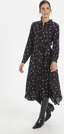 Kaffe Jurk Relaxed fit black brown