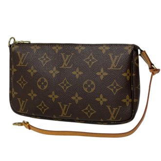 Louis Vuitton Brown Monogram Pochette Pouch (Pre-Owned)
