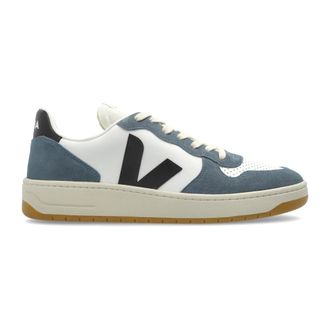 Veja Sneakers, male, Blue, Size: 10 US Sports shoes V-10 Prime Leather
