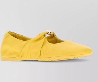 Loewe nappa leather ballerinas flat sole round toe