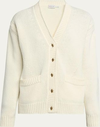 Moncler Wool-Cashmere Cardigan
