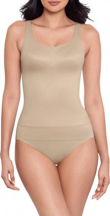 Miraclesuit Comfy Curves Shaping Tank Top In Beige