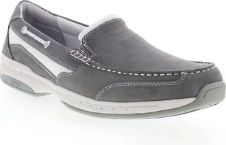 Dunham Mens Captain Venetian Shoes In Grey