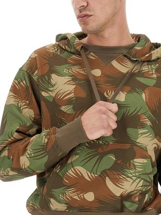 Moschino Camouflage Cotton Sweatshirt - Green