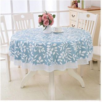 OEM Mantel Redondo De Pl&aacute;stico Impermeable Y Reutilizable, Ideal Para Picnics En Interiores Y Exteriores, Di&aacute;metro 220 Cm -crezuo