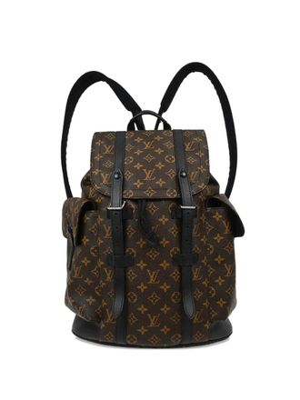 Louis Vuitton 2015 PM Christopher monogram macassar backpack - Bruin