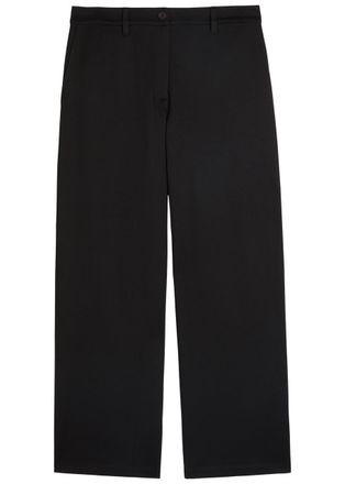 Eileen Fisher Eileen Fisher Wide-leg Jersey Trousers - Black - L (UK 18-20 / XL)