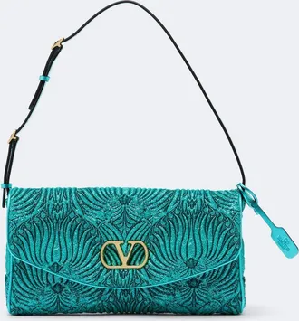 Valentino Garavani Borsa a spalla DeVain Small in jacquard