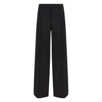 Pinko Wide Trousers, female, Black, 2XS, Placida Trousers