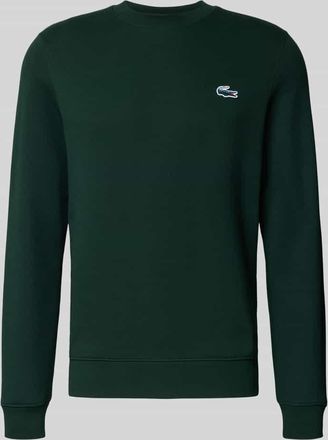 Lacoste Regular Fit Sweatshirt aus reiner Baumwolle in Dunkelgruen, Größe XXXL