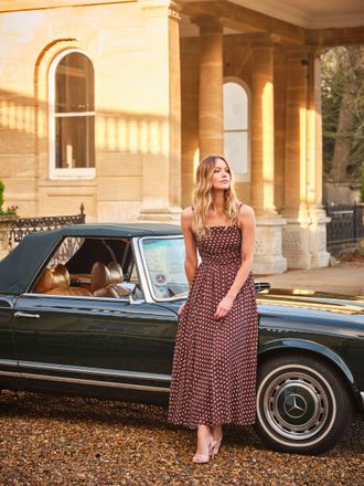 Fat Face FatFace Mischa Chocolate Brown Regular Prom Dress