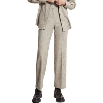 ottod'Ame Wool Blend Ankle LengthTrousers in Stone at Nordstrom, Size 44 It