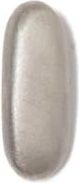 Cortana Smal Ovale Zilveren Oorbel - Dames - Oorbellen - Grijs - ONE Size - Accessoires