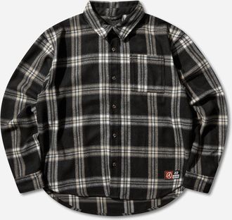 Nike Jordan Men s Flight Flannel Shirt Black / Pale Ivory