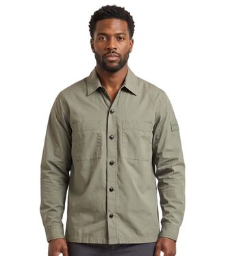 HUGO BOSS Olive Relaxed Solid Shirts