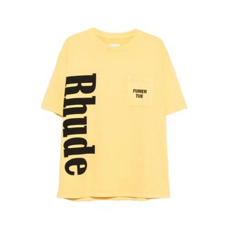 Rhude Hombre, Camisetas, Amarillo, Talla: XL