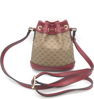 Gucci Doraemon X Gucci Coated Canvas Bucket Womens Bag (Pre-Owned)