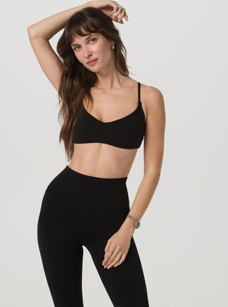 Vuori Clothing AllTheFeels Strappy Back Bra | Black | Medium