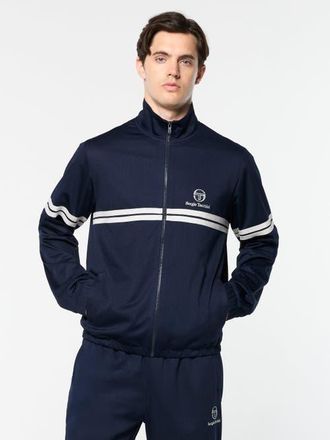 Sergio Tacchini Arturo Mesh Track Jacket in Maritime Blue/quiet Gray at Nordstrom, Size Xxx-Large