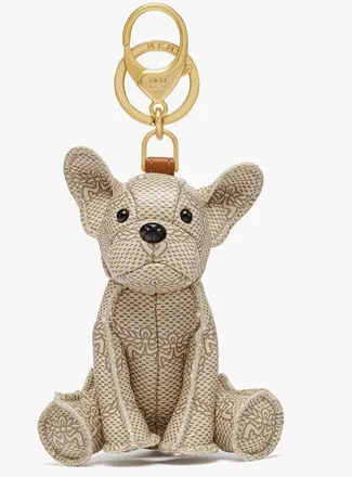 MCM Himmel French Bulldog Charm in Lauretos