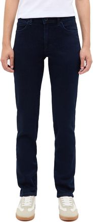 Mustang Slim-fit-Jeans MUSTANG Damen Style Crosby Relaxed Slim, Damen, Gr. 27, L&auml;nge 34, blau (940 dunkelblau), Denim/Jeans, 78% Baumwolle, 21% Polyester, 1% 