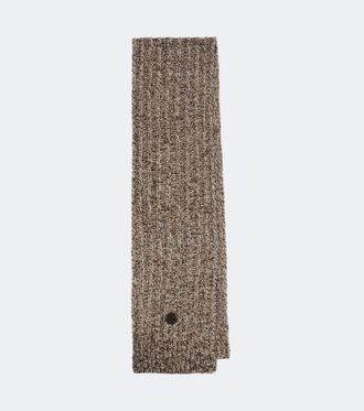 Moncler Wool-blend tweed scarf