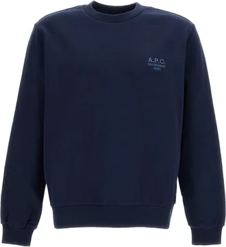 A.P.C. Blue Rue Madame Cotton Sweatshirt