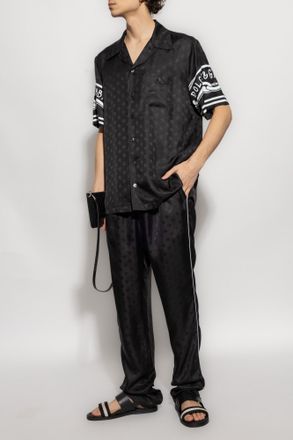 Dolce & Gabbana Silk Shirt With Pocket, Mens, Black