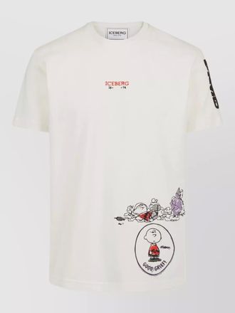 Iceberg logo graphic print short sleeve t-shirt