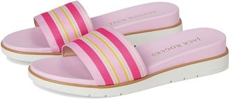 Jack Rogers Bayview Slide Womens Sandals Pink : 5.5 M, Leather