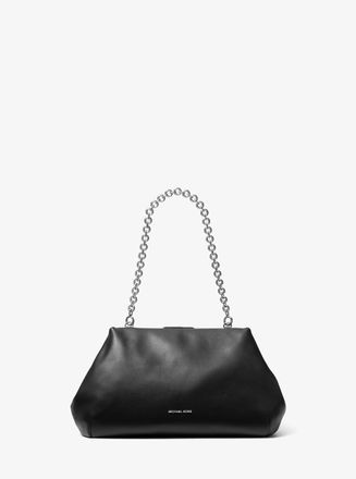 Michael Kors Goldie Large Leather Clutch