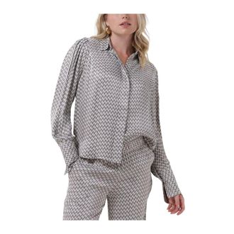 Levete Room Overhemden, Dames, Grijs, S, Katoen, Vida 3 Blouse