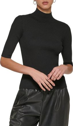 DKNY Dkny Mock Neck Sweater