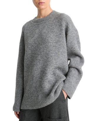 Vince Textured Soft Sculpt Wool & Alpaca-Blend Top Coat